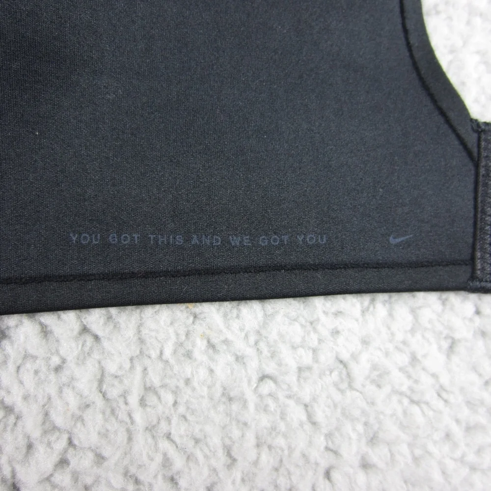 Nike DRI-FIT Sport Bra womens XS Black Stretchy Comfy Gym Yoga Run Comfy - Picture 15 of 16